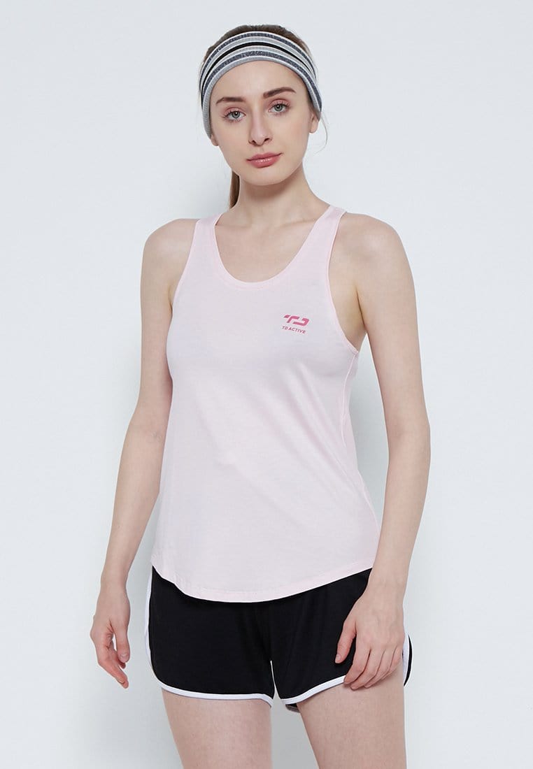 Td Active LS063 YBC yoga sleeveless pink