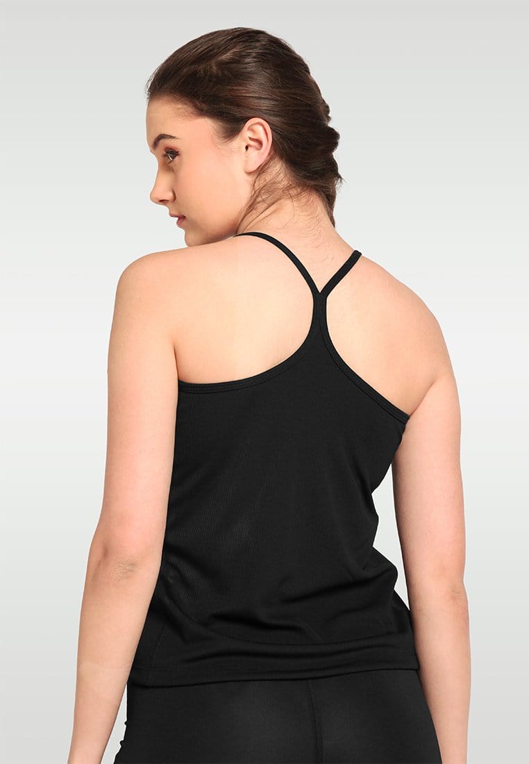 Td Active LSA47 Sport Tr Tanktop Running Wanita Td Active Dakir Slash Hitam