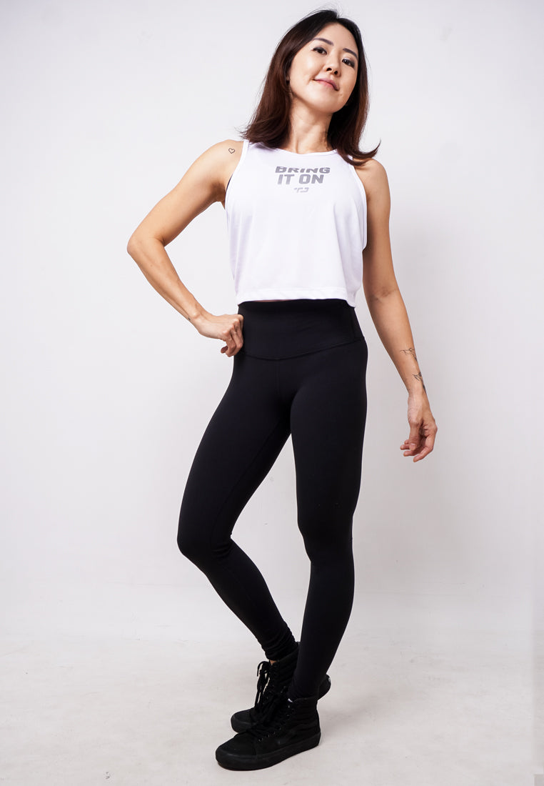 Td Active LSA69 UAT Tanktop Yoga Bring It On Logo Putih