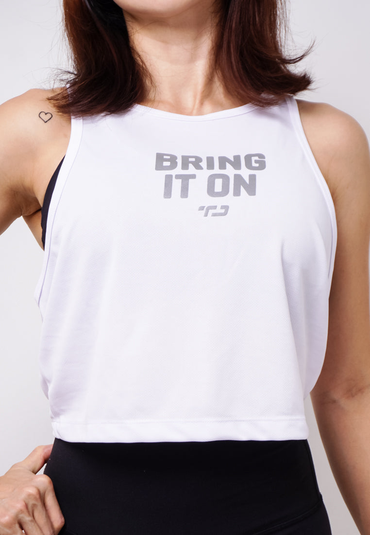 Td Active LSA69 UAT Tanktop Yoga Bring It On Logo Putih