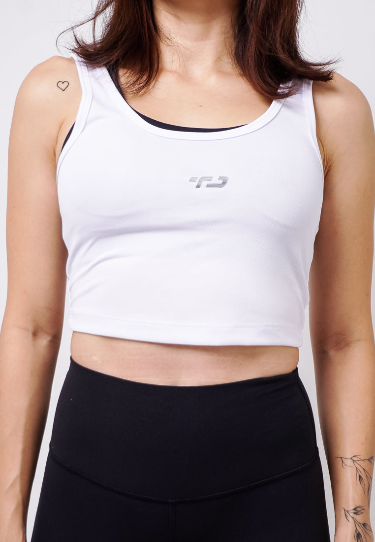 Td Active LSA74 HTK Henley Tanktop Logo putih