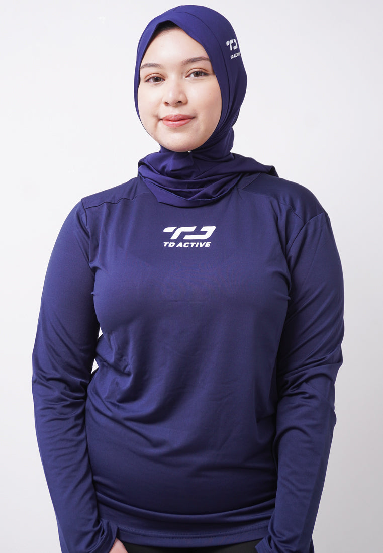 Td Active LSA81 HOL sport hoodies olahraga wanita navy