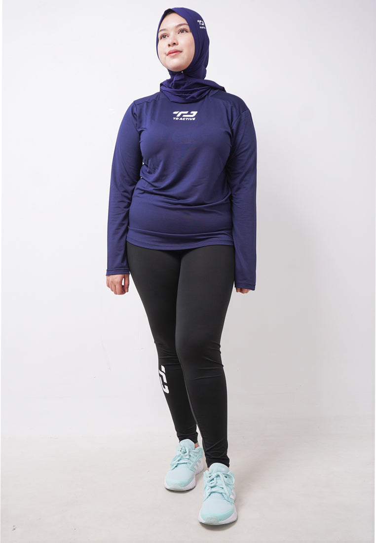 Td Active LSA81 HOL sport hoodies olahraga wanita navy