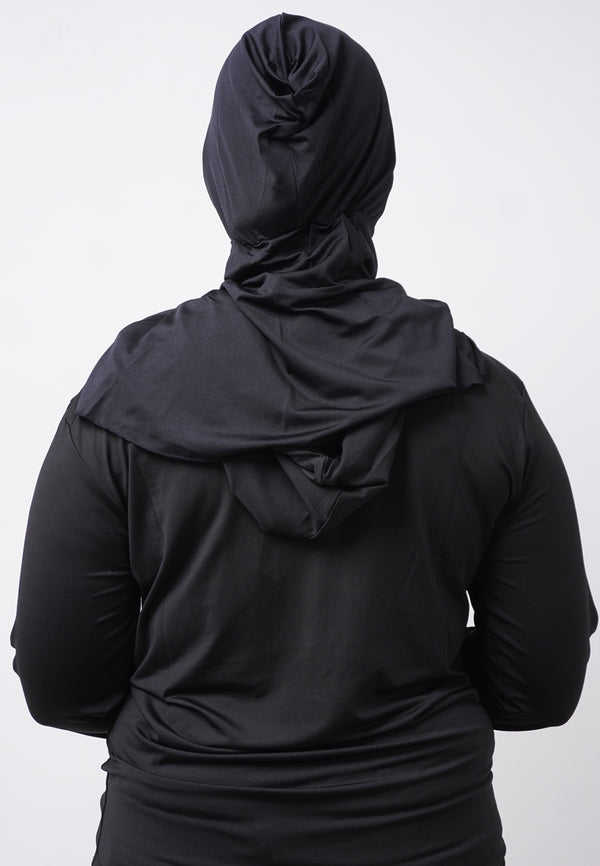 Td Active LSA82 HOL sport hoodies olahraga wanita hitam