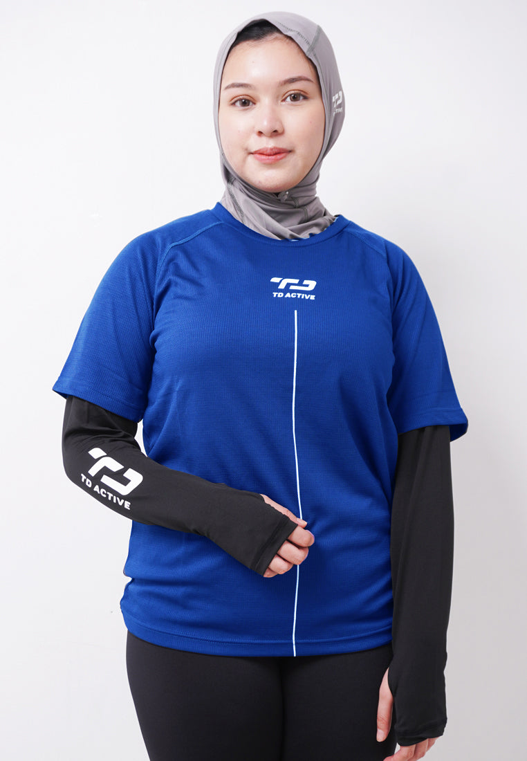 Td Active LSA85 Raglan Benhur Kaos Olahraga wanita