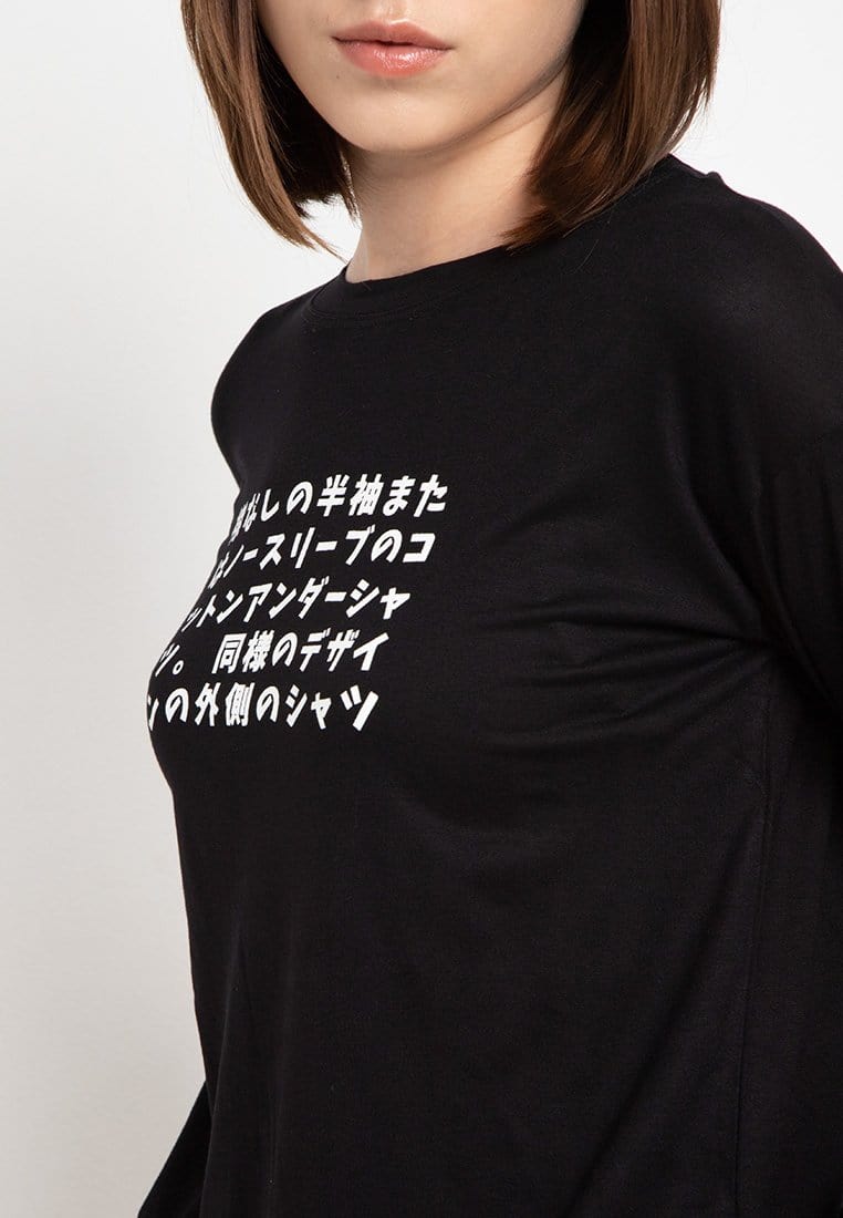Third Day LTB26E LV katakana paragraph bk T-shirt