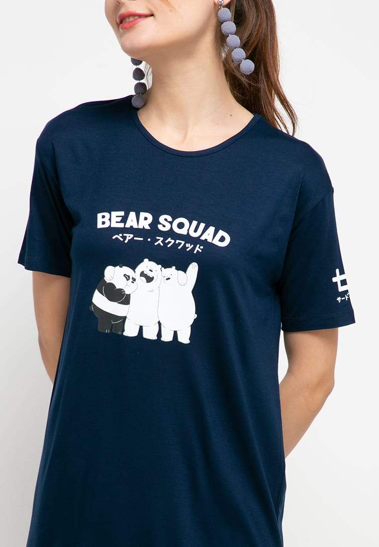 LTB50F ld lds WBB bear squad Dress Navy