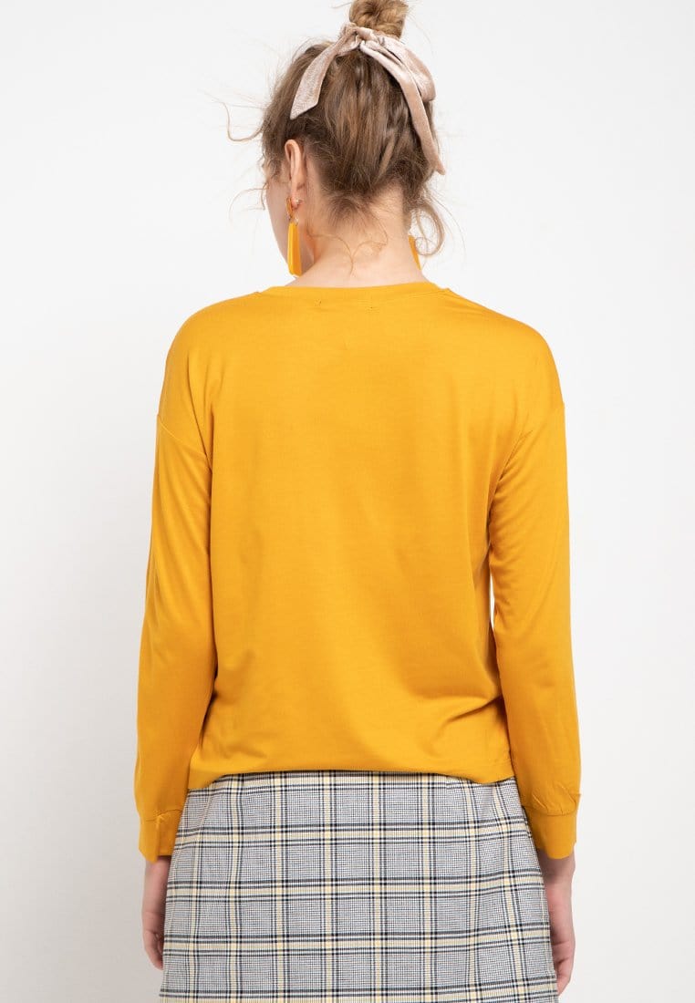 LTB59 LV Simple Does It Mu T-Shirt Mustard