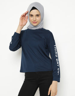 Third Day LTC67 lv co arm navy kaos hijab ladies