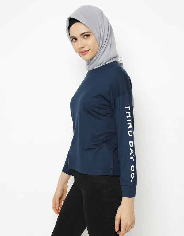 Third Day LTC67 lv co arm navy kaos hijab ladies