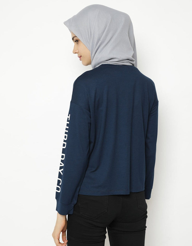 Third Day LTC67 lv co arm navy kaos hijab ladies