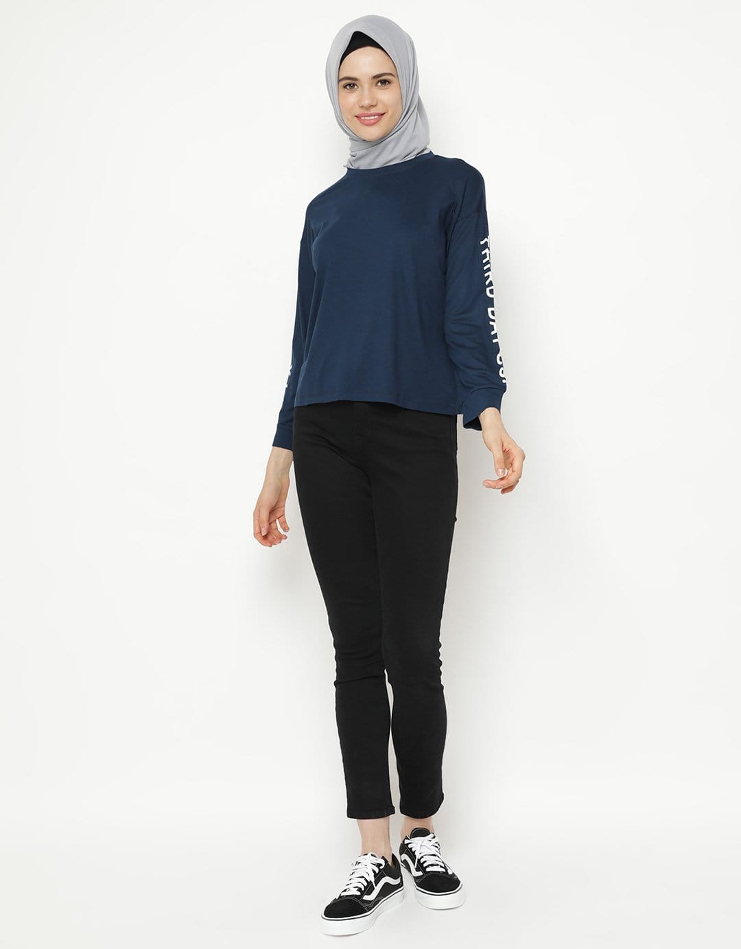 Third Day LTC67 lv co arm navy kaos hijab ladies