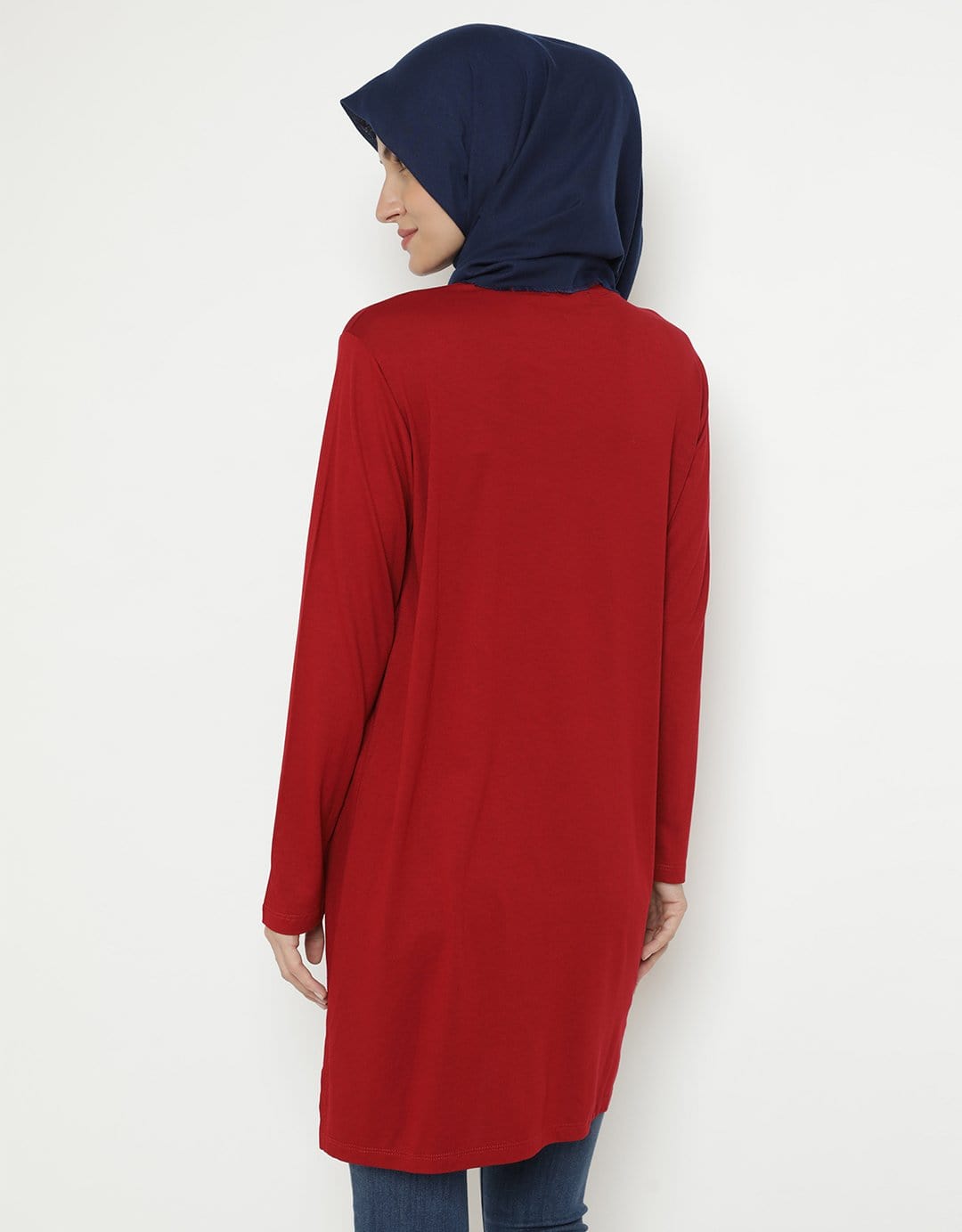 Td Friends LTD01 thirdday mls hazi genius maroon hijab lengan panjang wanita