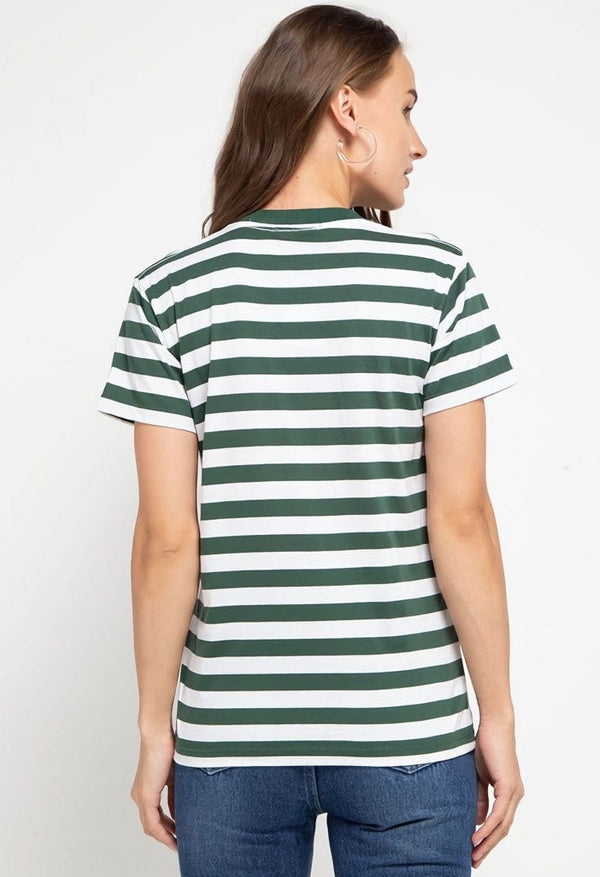 Td Friends LTD48 thirdday stripe green white draco dakir kaos casual wanita