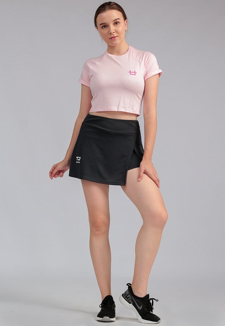Third Day LTD88 STCP Crop Top Logo Pink Kaos Casual Wanita