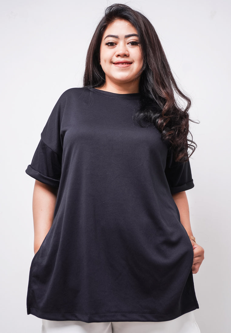 Third Day LTE26 TDLA OST Kaos Oversize Tshirt Polos Kaos Casual Wanita Black