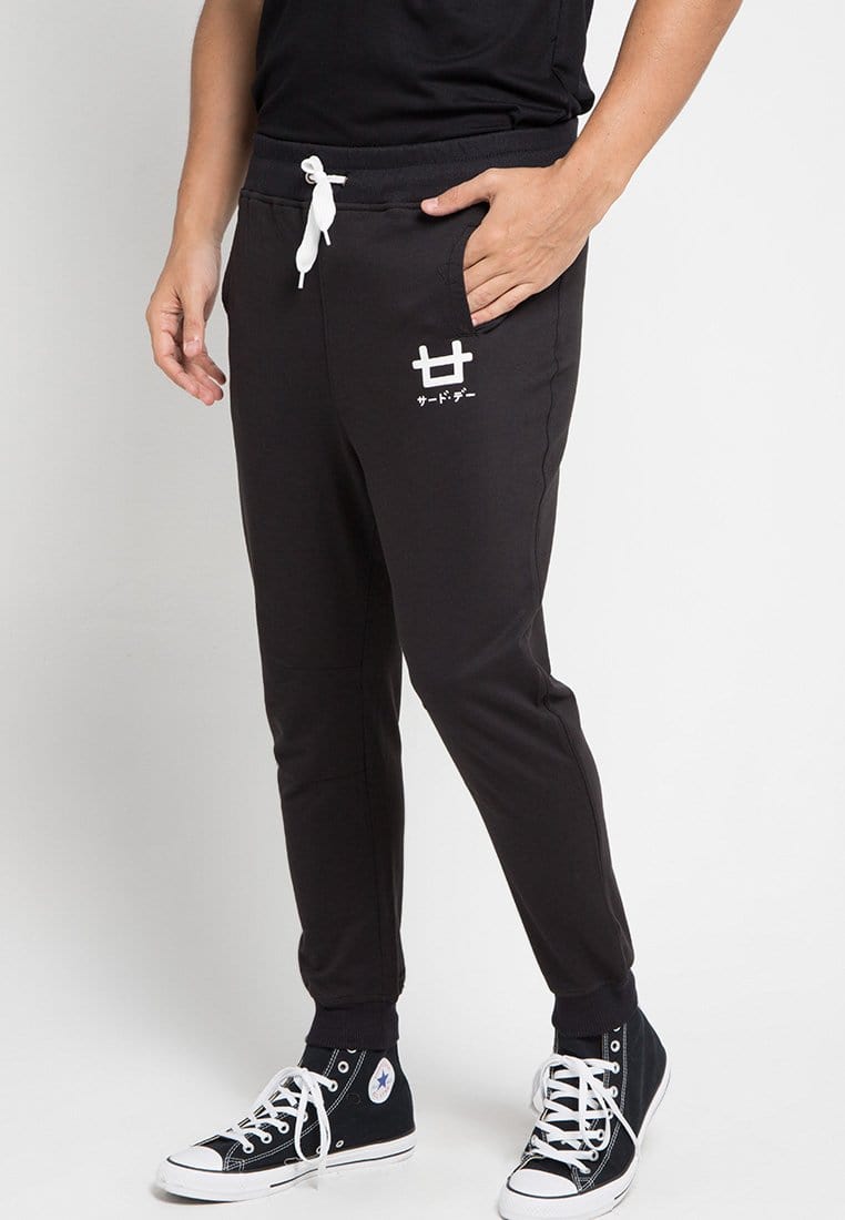 Third Day MB038Q Long Jogger Logo blk