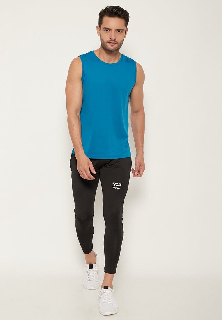 Td Active MB053 on thigh zip legging olahraga pria black