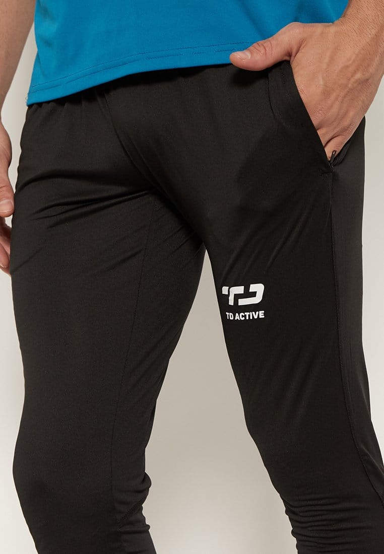 Td Active MB053 on thigh zip legging olahraga pria black