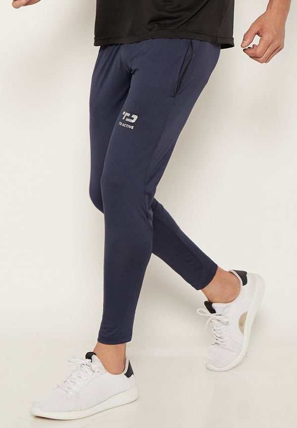 Td Active MB054 on thigh zip legging olahraga pria navy