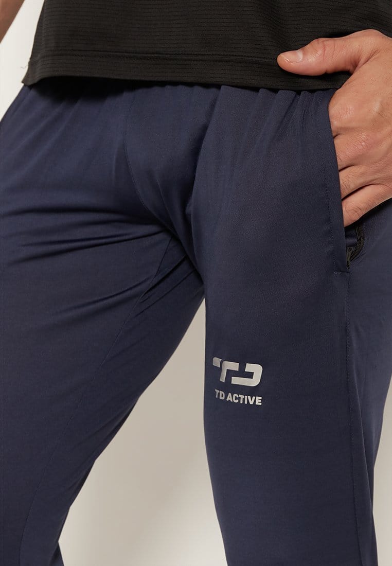 Td Active MB054 on thigh zip legging olahraga pria navy