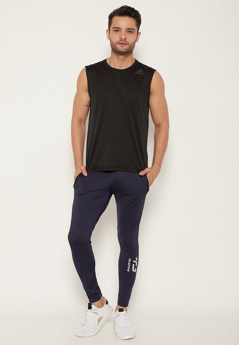 Td Active MB056 on calf zip legging olahraga pria navy