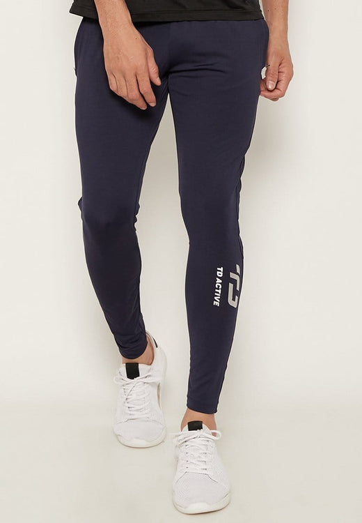 Td Active MB056 on calf zip legging olahraga pria navy