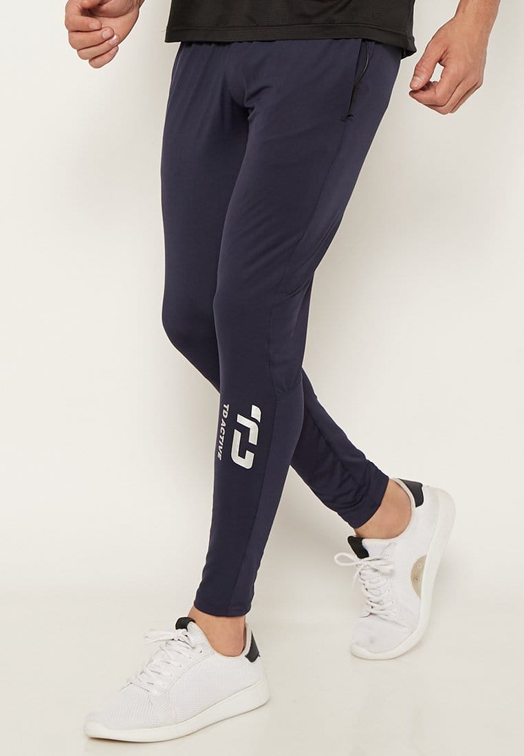 Td Active MB056 on calf zip legging olahraga pria navy