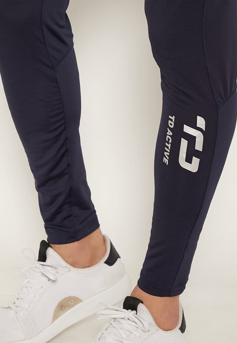 Td Active MB056 on calf zip legging olahraga pria navy