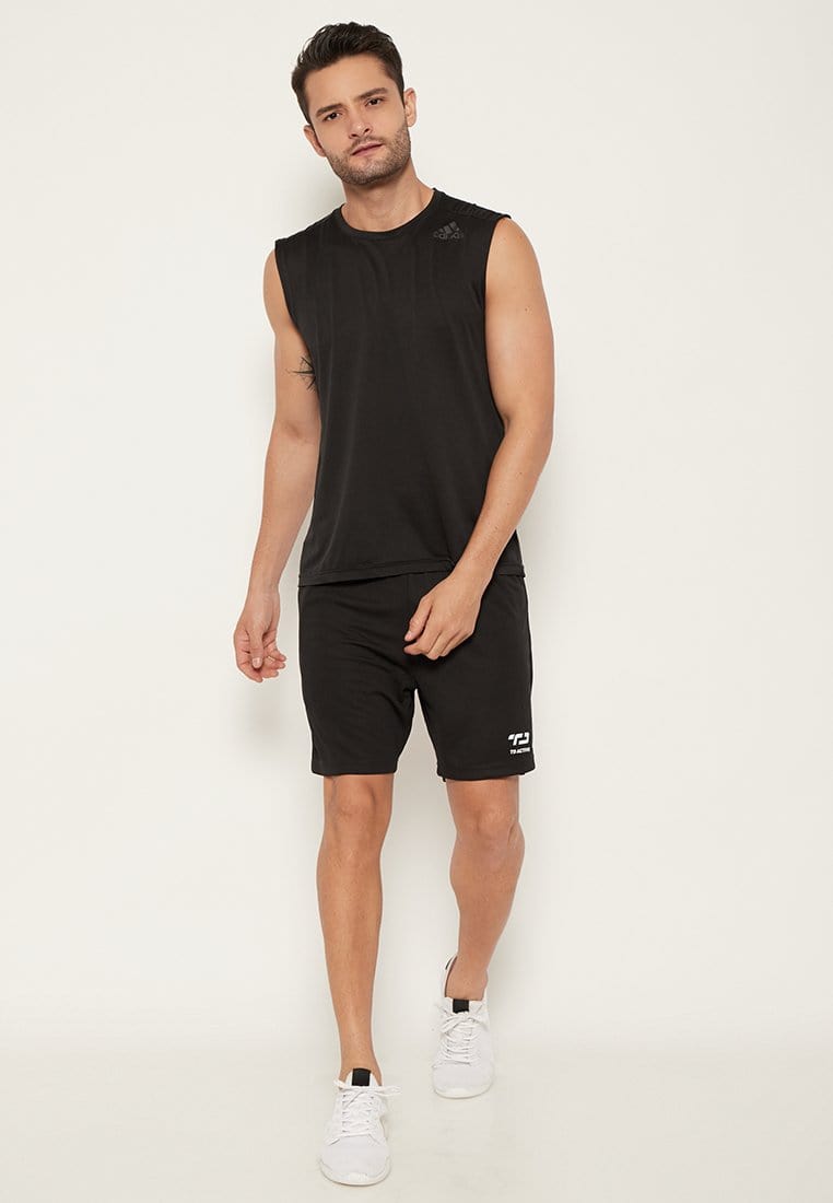 Td Active MB059 sc short celana pendek olahraga pria hitam