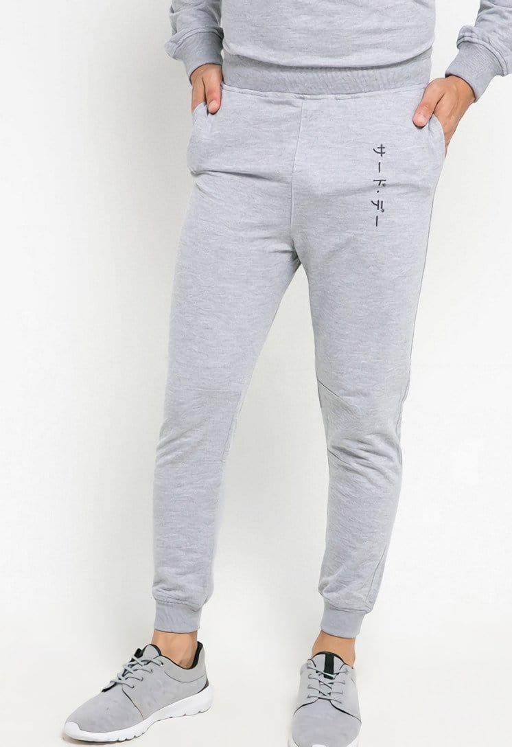 Third Day MB067 Long jogger katakana ver grey m71