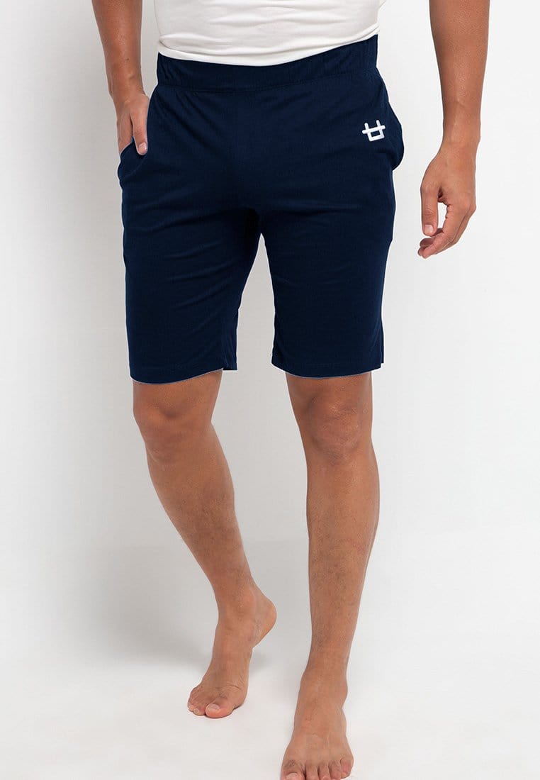 Third Day MC005 Instacool Pyjama Celana Pendek Shorts Navy Logo