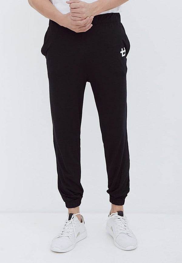 Third Day MC006 Instacool Pyjama Celana Panjang Jogger Hitam Logo