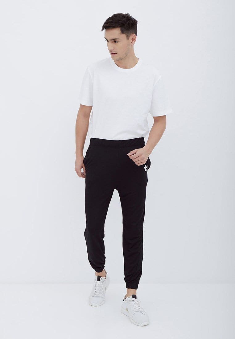 Third Day MC006 Instacool Pyjama Celana Panjang Jogger Hitam Logo