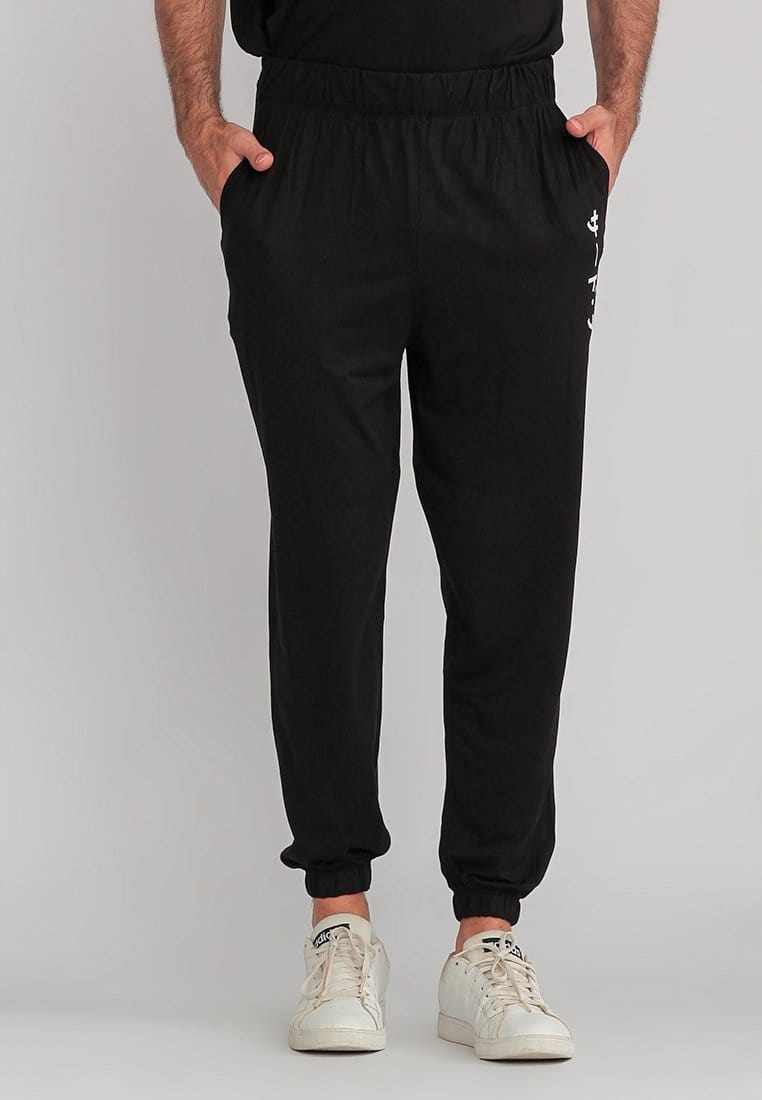 Third Day MC007 Instacool Pyjama Celana Panjang Jogger Hitam Katakana