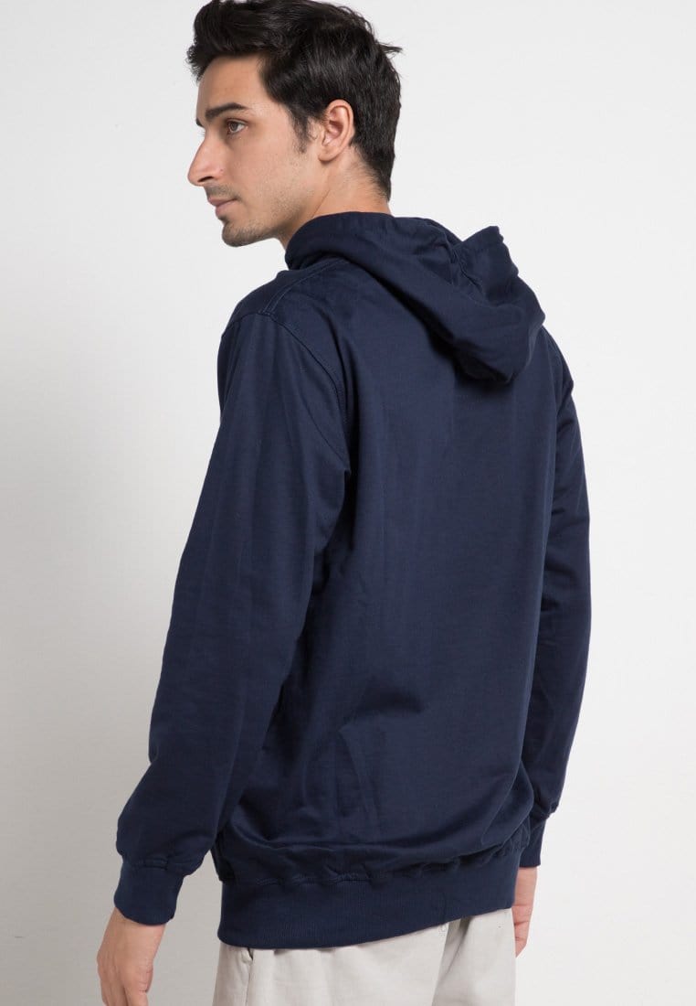 MO118D hoodies katakana single line nv Hoodie Navy