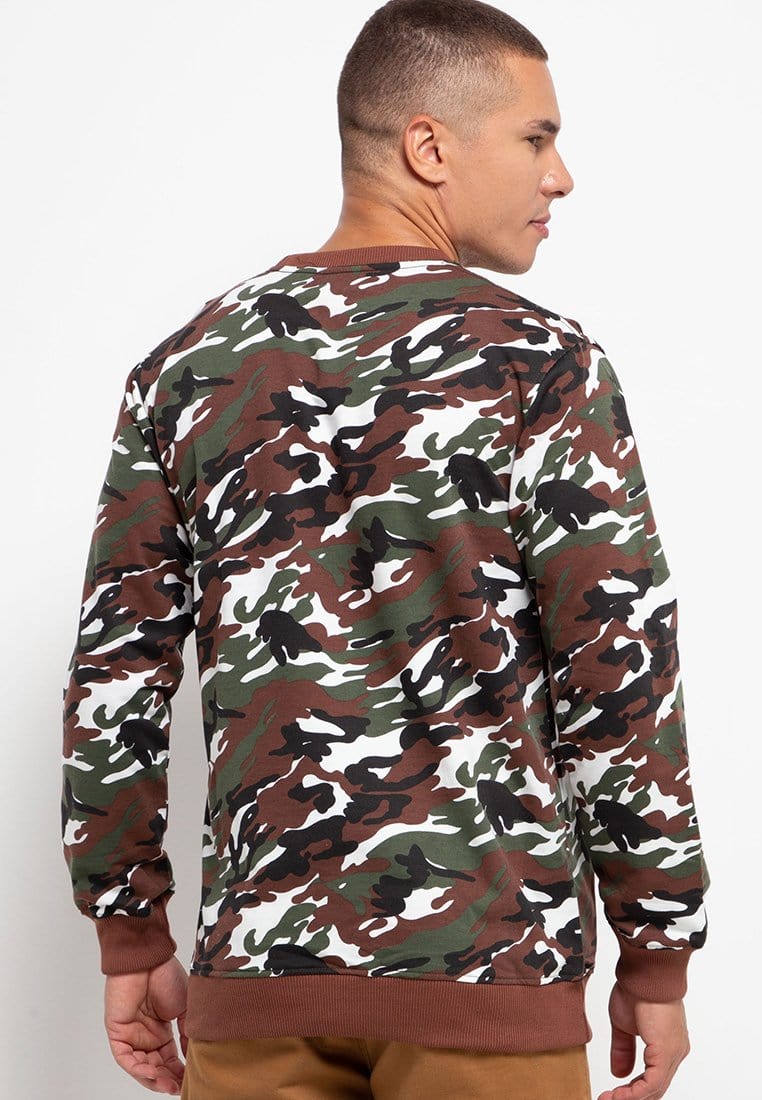 Third Day MO145F sweater THDY kith camo gr-wh