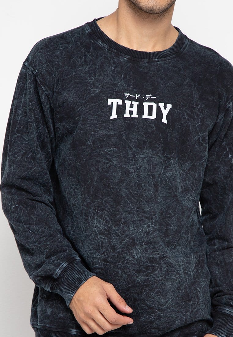 Third Day MO168 wash sweater thdy everlast navy