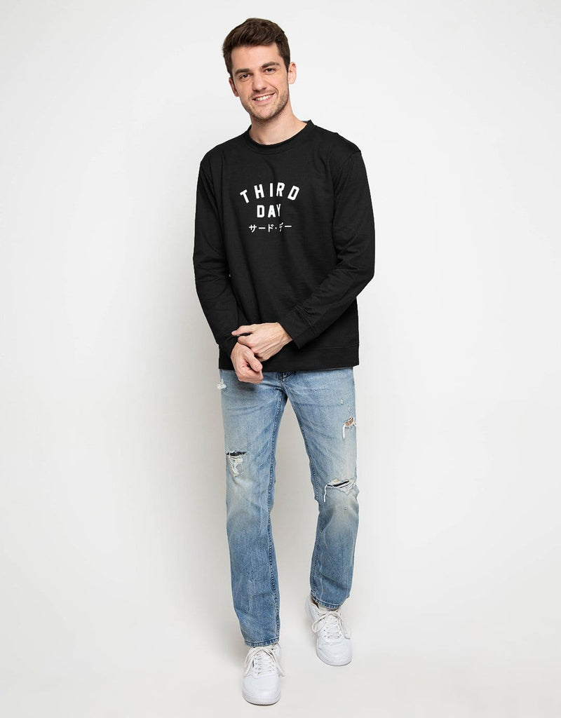 Third Day MOA01 Sweater Td Simple Black Men