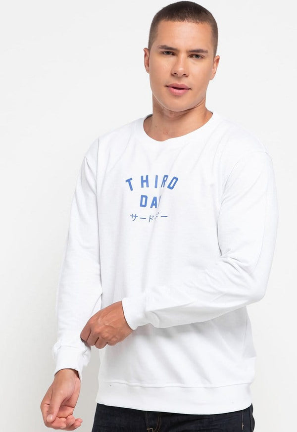 Third Day MOA11 td simple sweater pria unisex white