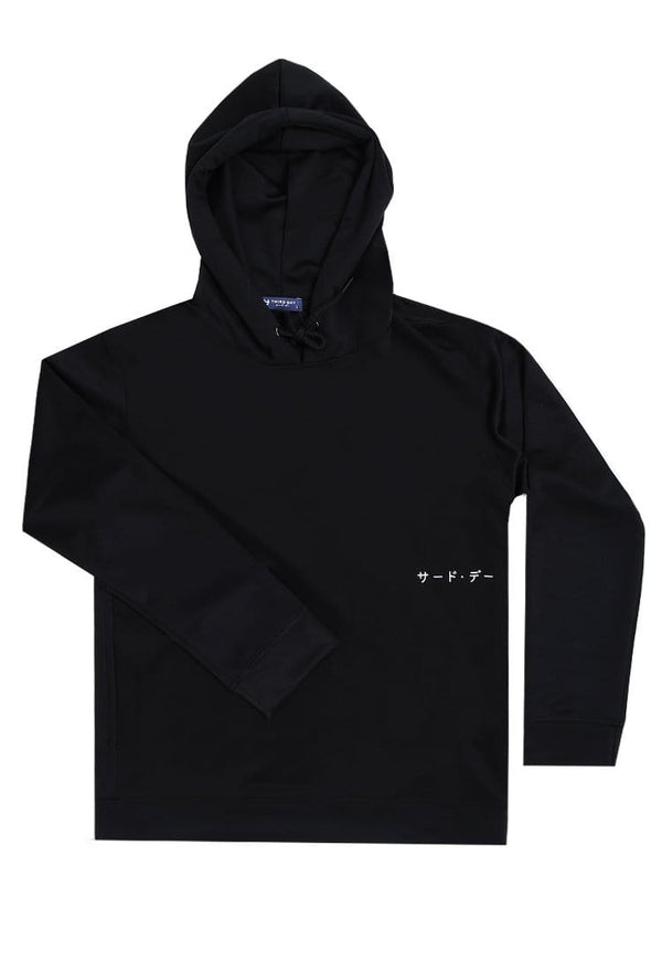 Third Day MOA17 Hoodie Scuba Tahan Air Katakana Hitam