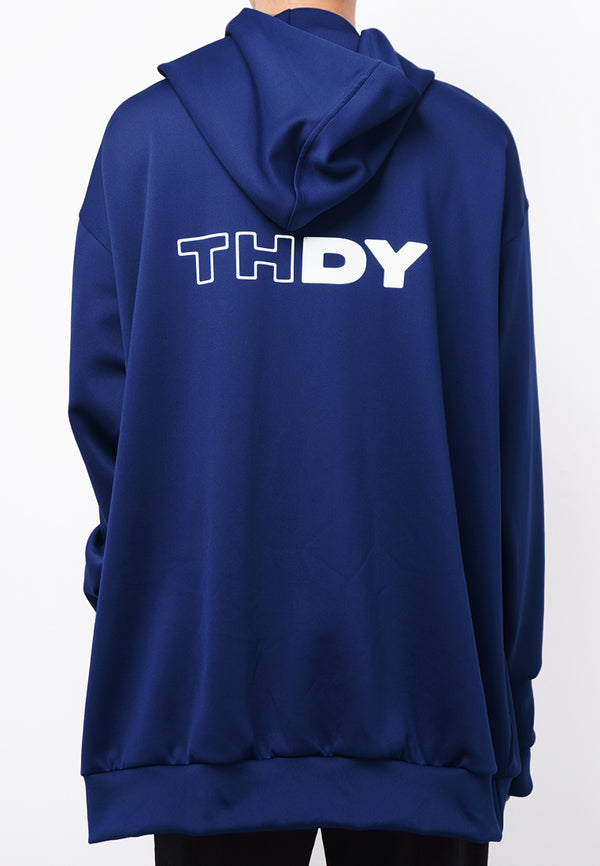 Third Day MOA35 Hoodie Ultra Oversize Pria Thdy Back Navy