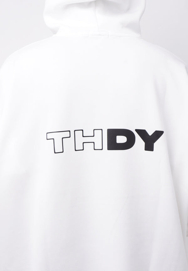 Third Day MOA37 Hoodie Ultra Oversize Pria Thdy Back Putih