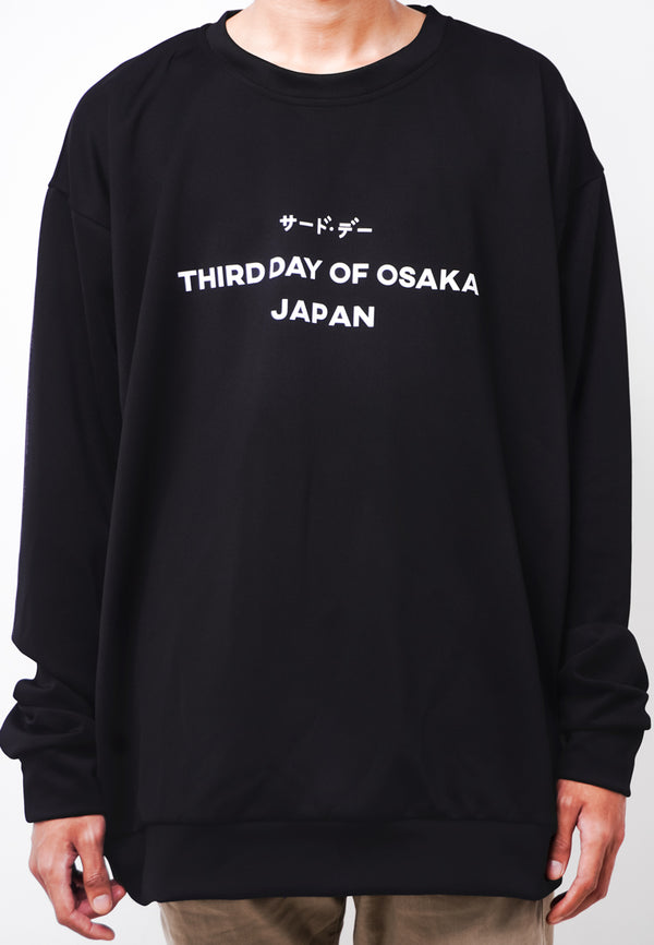 Third Day MOA43 Sweater Ultra Oversize Pria Thirdday Of Osaka Japan Black