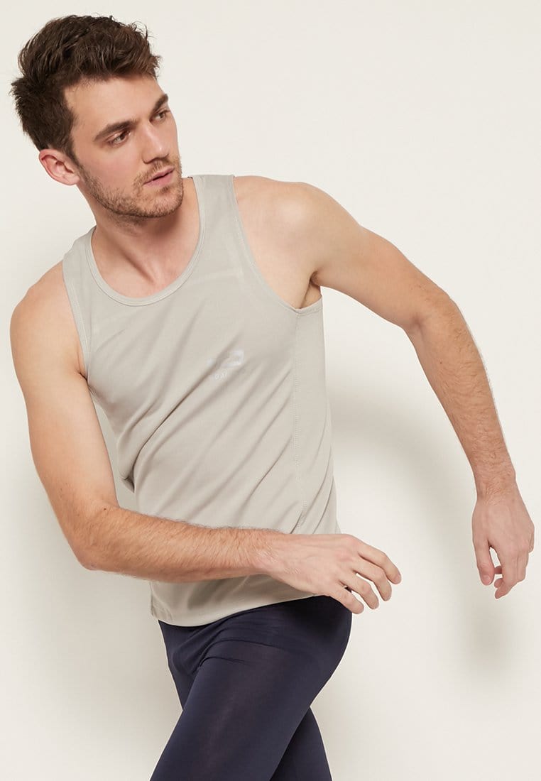 Td Active MS109 dateng back zigzag tr tanktop  jersey abu muda