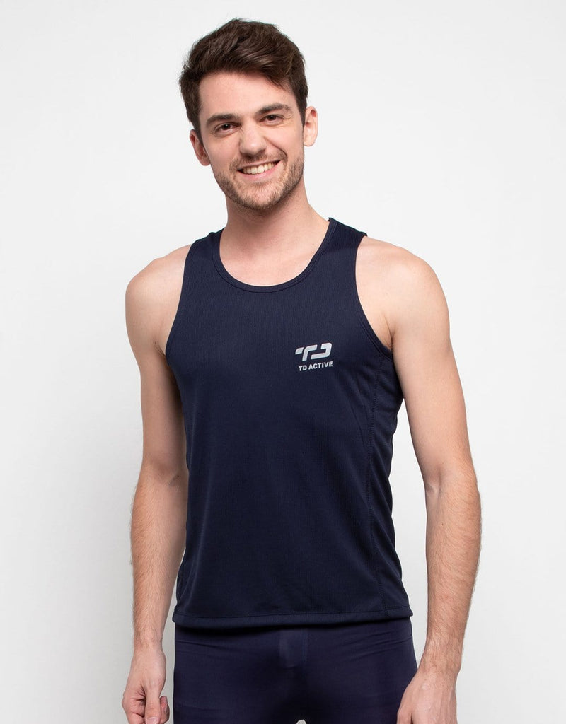 Td Active MS110 dateng back zigzag tr tanktop jersey navy