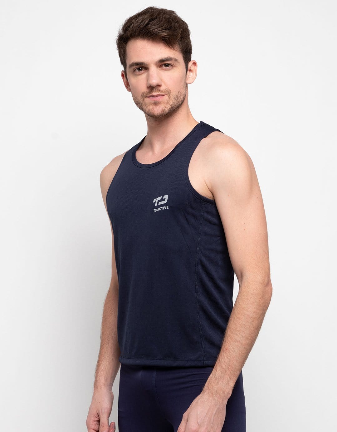 Td Active MS110 dateng back zigzag tr tanktop jersey navy