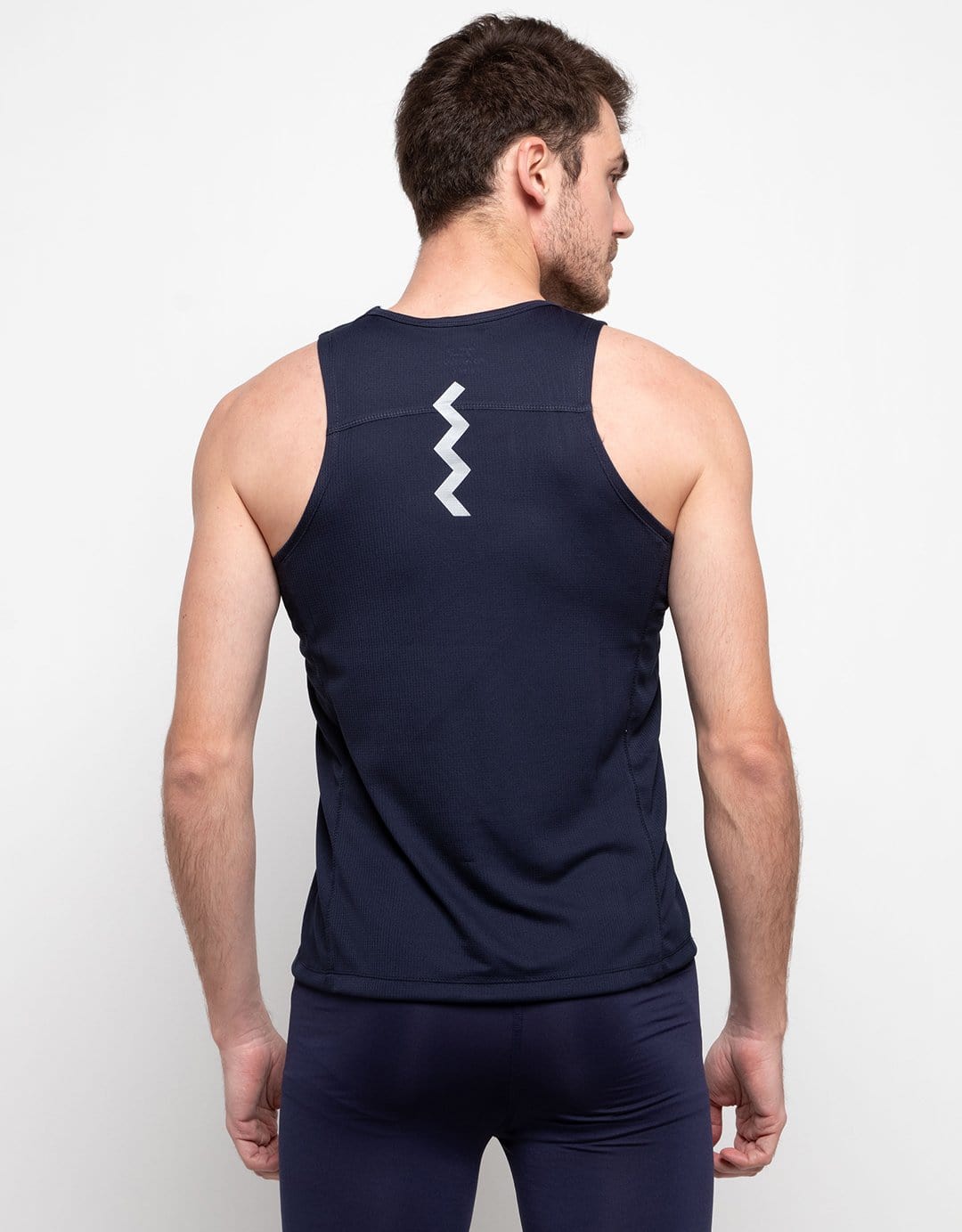 Td Active MS110 dateng back zigzag tr tanktop jersey navy