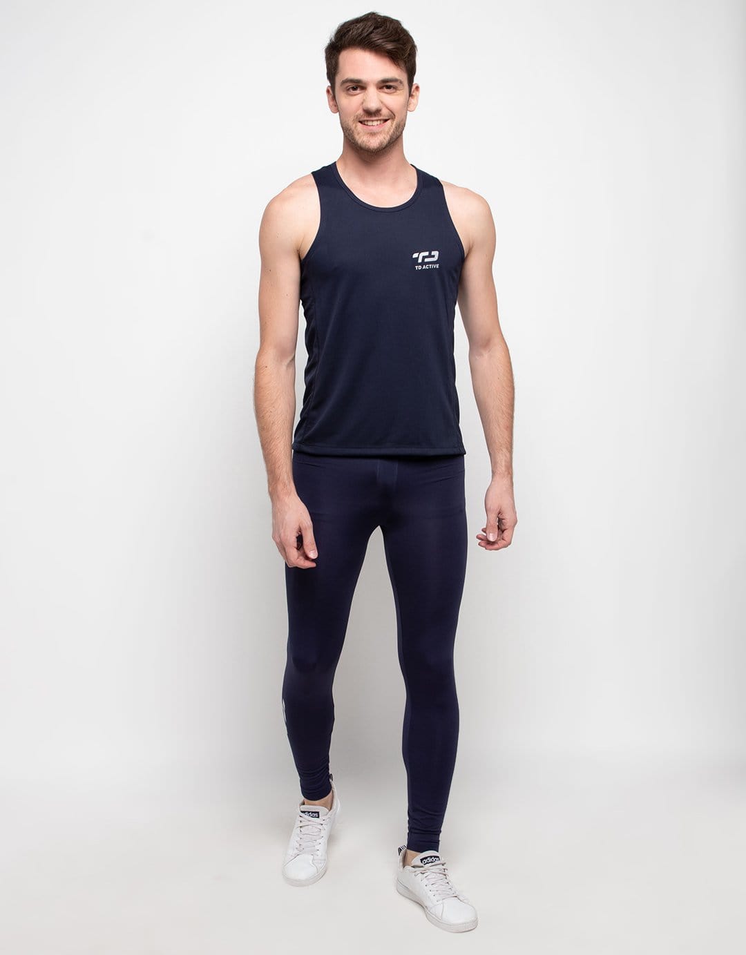 Td Active MS110 dateng back zigzag tr tanktop jersey navy