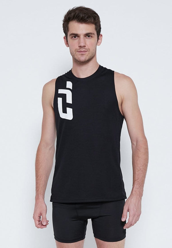 Td Active MS121 Shoulder TDA Ver Vlogo Sleveless Running Jersey Men Black